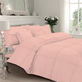 GC GAVENO CAVAILIA Castle Keep Duvet cover bedding set blush pink double 3PC with embriodery pillowcases and quilt cover