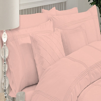 GC GAVENO CAVAILIA Castle Keep Duvet cover bedding set blush pink single 2PC with embriodery pillowcase and quilt cover