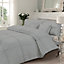 GC GAVENO CAVAILIA Castle Keep Duvet cover bedding set silver single 2PC with embriodery pillowcase and quilt cover