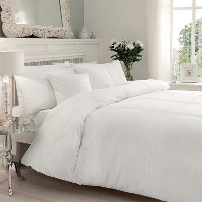 GC GAVENO CAVAILIA Castle Keep Duvet cover bedding set white double 3PC ...