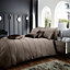 GC GAVENO CAVAILIA Cloud Nine Duvet Cover Bedding Set King 3PC Oyster With Matching Pillowcases