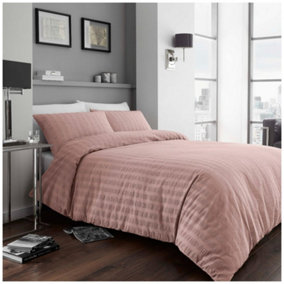 GC GAVENO CAVAILIA Coastal Charm Duvet Cover Bedding Set Double 3PC Blush Pink With Matching Pillowcases