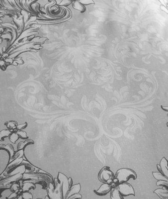 GC Gaveno Cavailia Damask single size quilt cover 2PC set, Reversible grey printed quilt cover