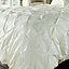 GC GAVENO CAVAILIA Dazzling Diamonds duvet cover bedding set cream super king 3PC with pintuck quilt cover