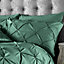 GC GAVENO CAVAILIA Dazzling Diamonds duvet cover bedding set green king 3PC with pintuck quilt cover