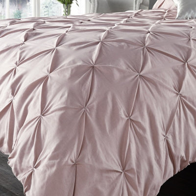 GC GAVENO CAVAILIA Dazzling Diamonds duvet cover bedding set pink single 2PC with pintuck quilt cover
