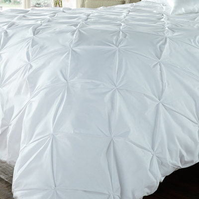 GC GAVENO CAVAILIA Dazzling Diamonds duvet cover bedding set white super king 3PC with pintuck quilt cover