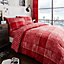 GC GAVENO CAVAILIA Denimium Red Duvet Cover Bedding Set Single Size 2PC with reversible printed Quilt Cover