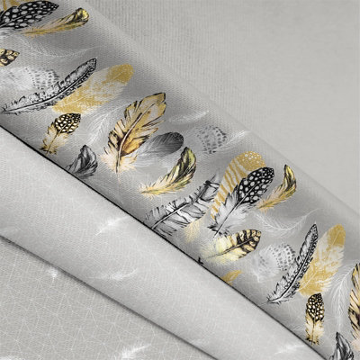 GC GAVENO CAVAILIA Downy Dreams duvet cover bedding set yellow single 2PC with reversible geometric printed quilt cover