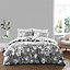 GC GAVENO CAVAILIA Floral world duvet cover bedding set grey double 3PC with reversible flowers printed quilt cover