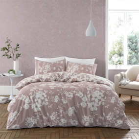 GC GAVENO CAVAILIA Floral world duvet cover bedding set pink double 3PC with reversible flowers printed quilt bedding set