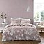 GC GAVENO CAVAILIA Floral world duvet cover bedding set pink king 3PC with reversible flowers printed quilt bedding set