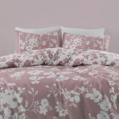 GC GAVENO CAVAILIA Floral world duvet cover bedding set pink single 2PC with reversible flowers printed quilt bedding set