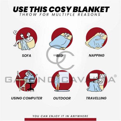 GC GAVENO CAVAILIA Fluffy Pop Throw 150x200CM Red Lightweight Honeycomb Blanket For Bed Settee Throws For Sofas Couch Chair