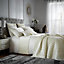 GC GAVENO CAVAILIA Gleaming Gemstone duvet cover bedding set cream double 3PC with embriodery quilt cover