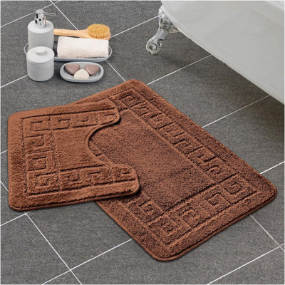 Tappetini da bagno antiscivolo da 90x60cm e microfibra - Deliire