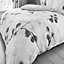 GC GAVENO CAVAILIA Joyful botanical duvet cover bedding set grey single 2PC with reversible floral printed quilt bedding set