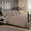 GC GAVENO CAVAILIA Luxe duvet cover bedding set oyster king 3PC with embriodery quilt cover