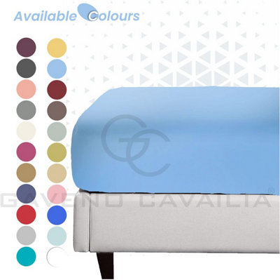 Protège-matelas Matelassé Gaveno Cavalia - Blanc 120x190 Cm - 25 Cm D'épaisseur, Hypoallergénique, Lavable Surmatelas Confortable Doux