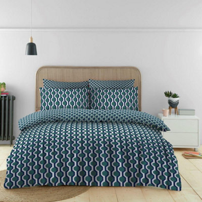 GC Gaveno Cavailia Printed Tylan Single Duvet Cover Set With Reversible Soft & Cosy Bedding Set