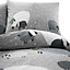 GC GAVENO CAVAILIA Shepherd's comfort duvet cover bedding set grey king 3PC with sheeps printed quilt cover