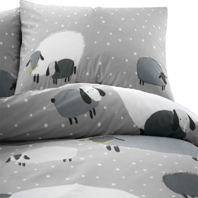 Gaveno Cavailia Set Copripiumino Marco Grigio - Reversibile Con Motivo Geometrico - 3 Pezzi King (230x220 + 2 Federe 50x75) - Policotone 50% Cotone 50% Poliestere - 2