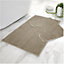 GC GAVENO CAVAILIA Shimmer Soft 2 Piece Bath Mat Set Natural Super Absorbent Non Slip Shower Mat