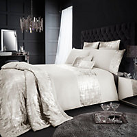 GC GAVENO CAVAILIA Shimmering Elegance Duvet cover bedding set cream double 3PC with embriodery glitter pillowcase and quilt cover