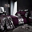 GC GAVENO CAVAILIA Shimmering Elegance Duvet cover bedding set purple super king 3PC with glitter pillowcase and quilt cover