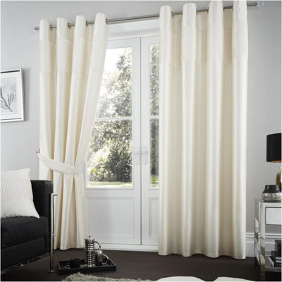 GC GAVENO CAVAILIA Set copripiumino a righe, motivo geometrico, per letto king size, set copripiumino naturale