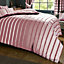 GC GAVENO CAVAILIA striped duvet cover bedding set blush pink double 3PC linen bedding set