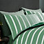 GC GAVENO CAVAILIA striped duvet cover bedding set duck egg super king 3PC linen bedding set