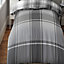 GC GAVENO CAVAILIA Timeless Tartan duvet cover bedding set grey king 3PC with checked design printed quilt cover