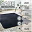GC GAVENO CAVAILIA Velvet Glow Plush Rug 100x150 Black Luxury Fluffy Fleece Floor Mat Carpet For Home Décor