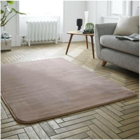 GC GAVENO CAVAILIA Velvet Glow Plush Rug 100x150 Mink Luxury Fluffy Fleece Floor Mat Carpet For Home Décor