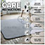 GC GAVENO CAVAILIA Velvet Glow Plush Rug 100x150 Silver Luxury Fluffy Fleece Floor Mat Carpet For Home Décor