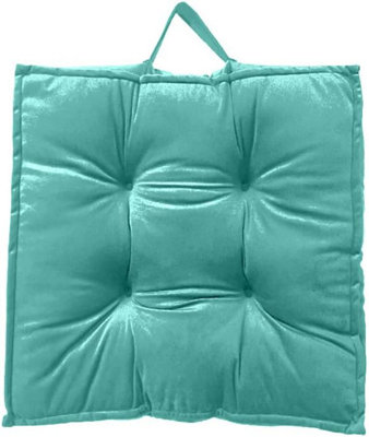 GC GAVENO CAVAILIA Velvet Seat Cushions Teal 45x45 Cm Indoor Outdoor ...