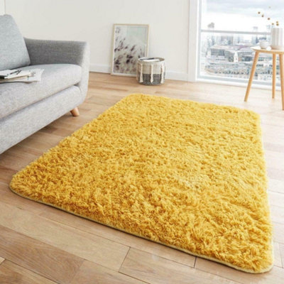 GC GAVENO CAVAILIA Warm Embrace 120x170 Ochre Fur Rug Shaggy Mats For Home décor