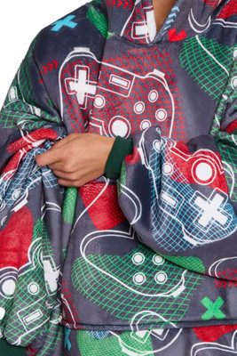 Sweat à Capuche Ultra Pelucheux GC GAVENO CAVAILIA - Taille Unique - Gris - Couverture Portable