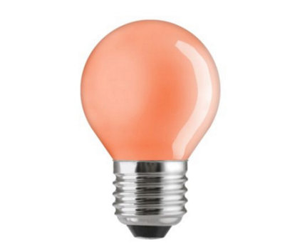 GE 15w E27 (ES) Red Golf ball Lamp