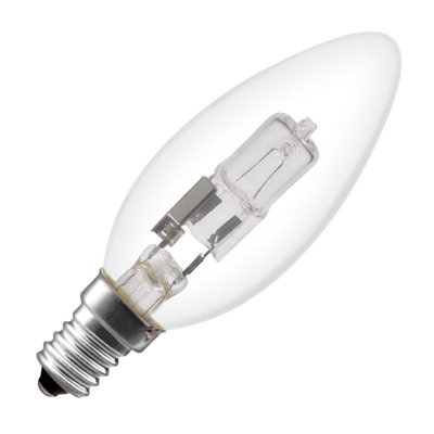 GE 42w SES Halogen Candle Lamp - Clear