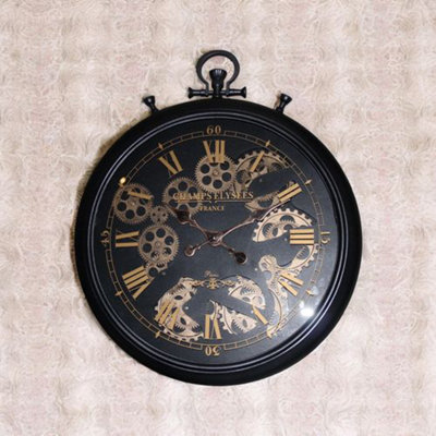 Gear Wall Clock - L8 x W62 x H62 cm