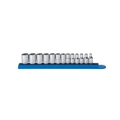 Gear Wrench 13Pc Std. Metric Socket Set 1/4In Drive 6 Point