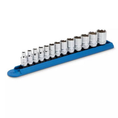 Gear Wrench 13Pc Std. Metric Socket Set 1/4In Drive 6 Point
