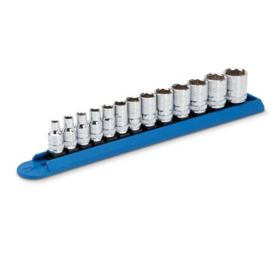 Gear Wrench 13Pc Std. Metric Socket Set 1/4In Drive 6 Point