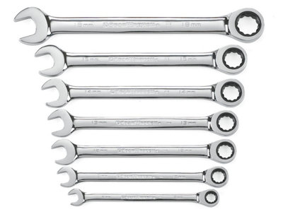 Gear Wrench Ratching Comb Set Metric 7 pc