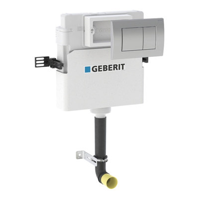 Geberit 109.104.21.2 Delta Concealed Cistern 120mm + Delta30 Chrome ...