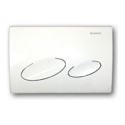 Geberit 115.228.11.1 KAPPA20 Dual Flush White Flush Plate KAPPA 20 UP200 Price Comparisons | Compare The Build