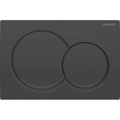 Geberit Alpha01 Dual Push Button Flush Plate WC Toilet Cistern Round ...