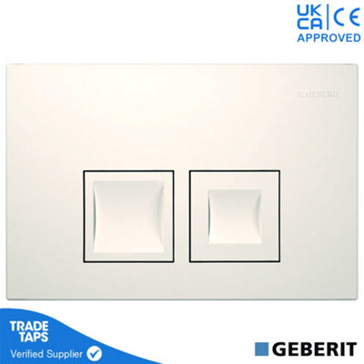 Geberit Delta 35 Flush Plate White